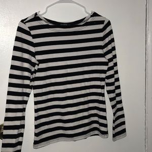 Stripped longe sleeve🤍